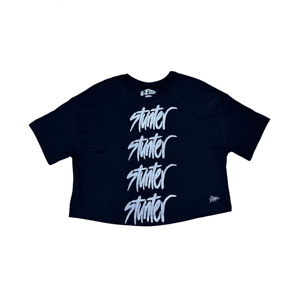 3M PUFF Crop Top T-Shirt (Black)