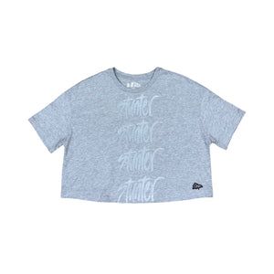 3M PUFF Crop Top T-Shirt (Sports Gray)