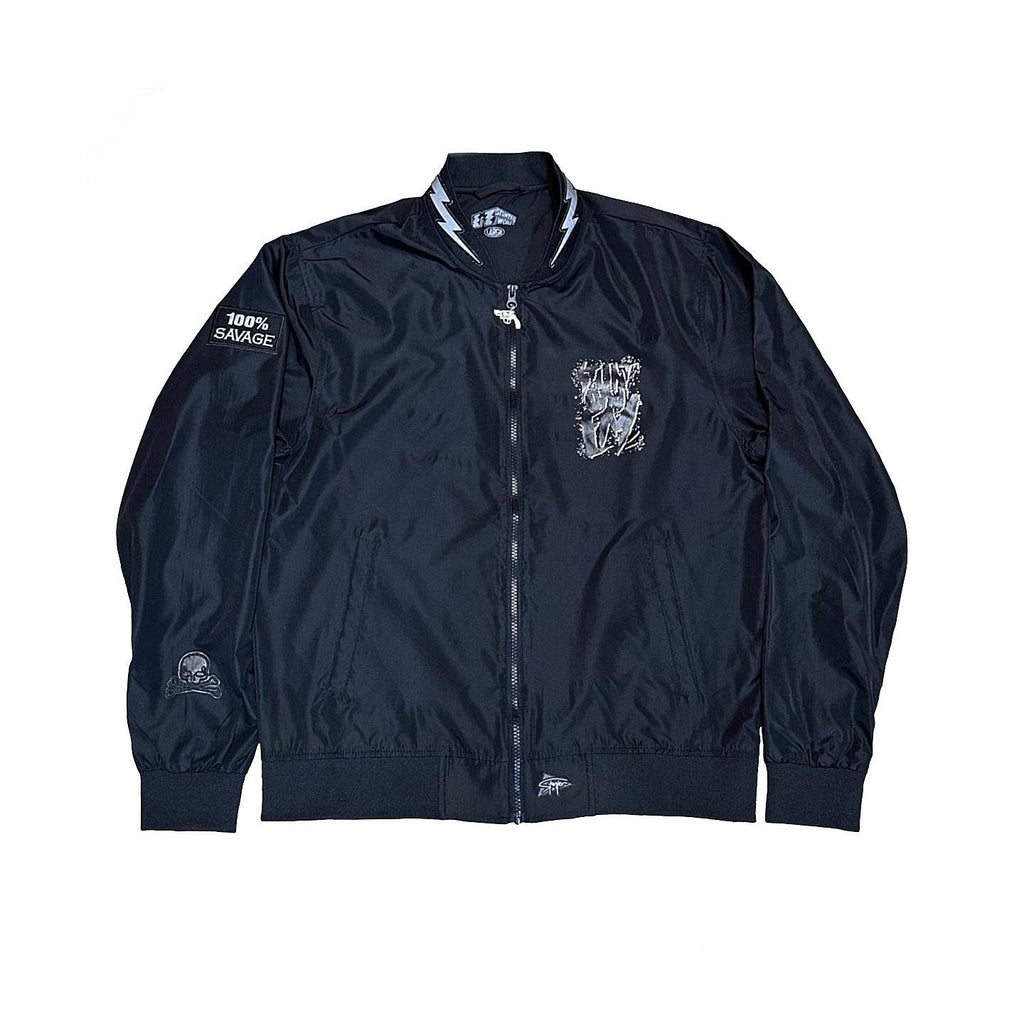 SOE LIQUID SILVER Bomber Wind Breaker Jacket