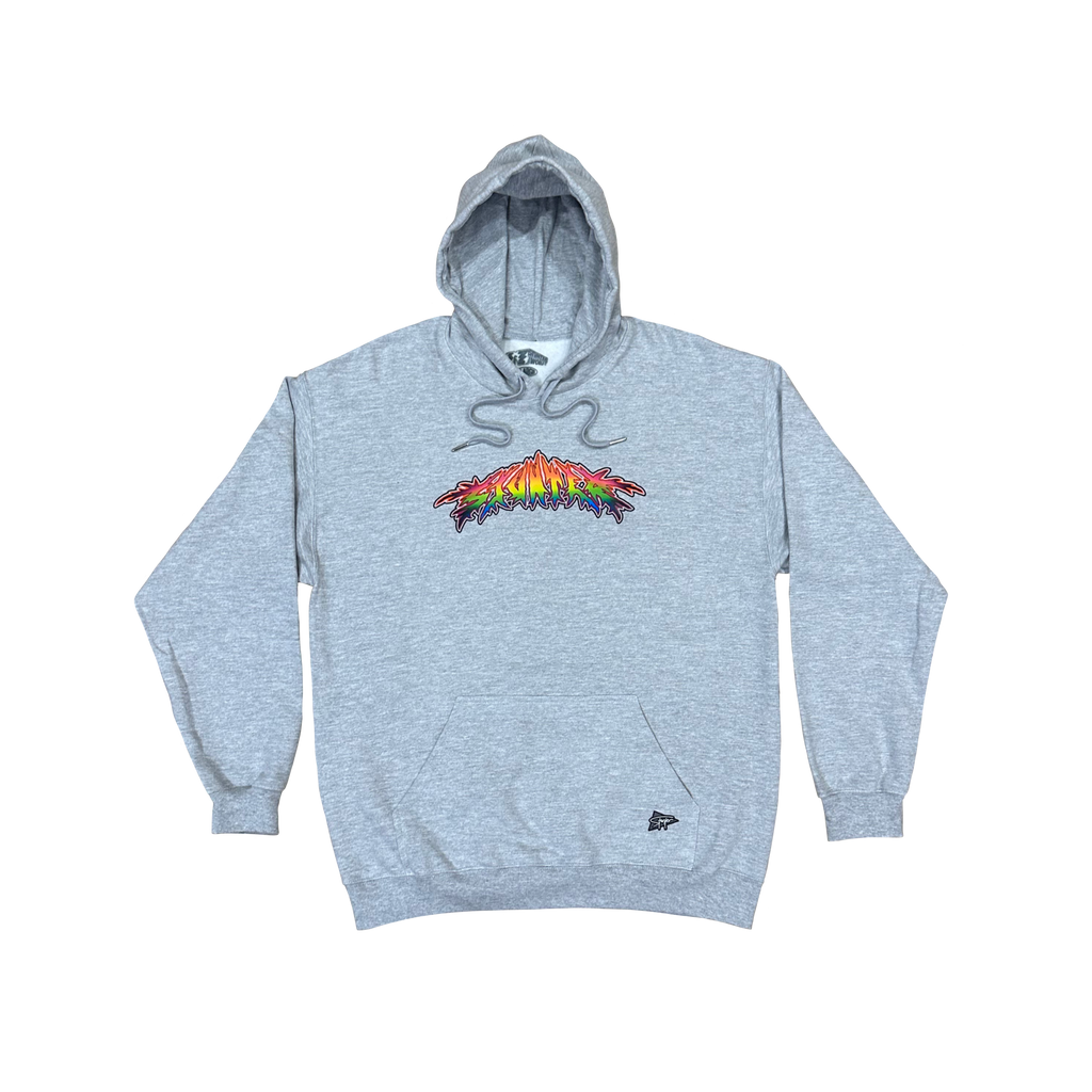 DEATH METAL ACID TRIP Hoodie (Sports Gray)