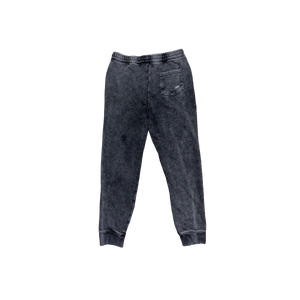 MEDELLIN SUNSET Black Acid Wash Sweat Pants