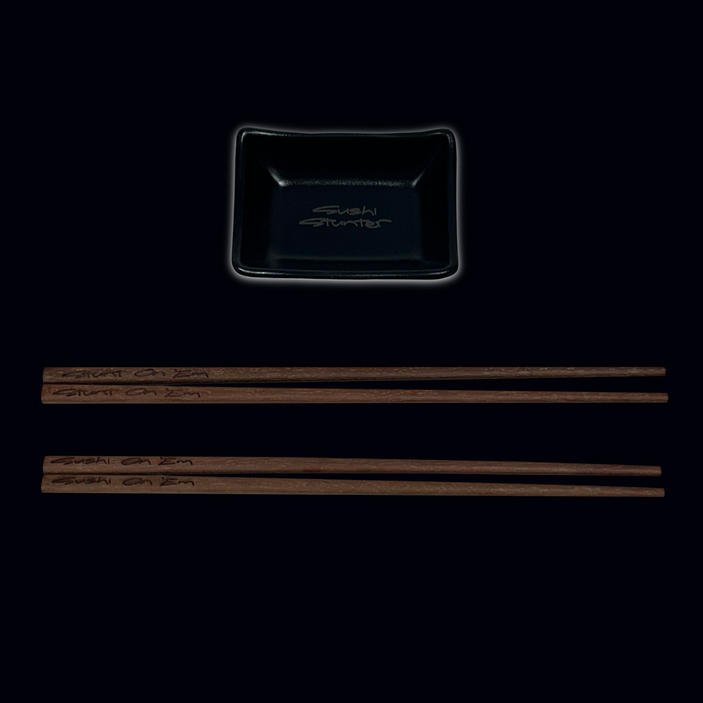 SUSHI ON'EM Sushi Chopstick & Bowl Set