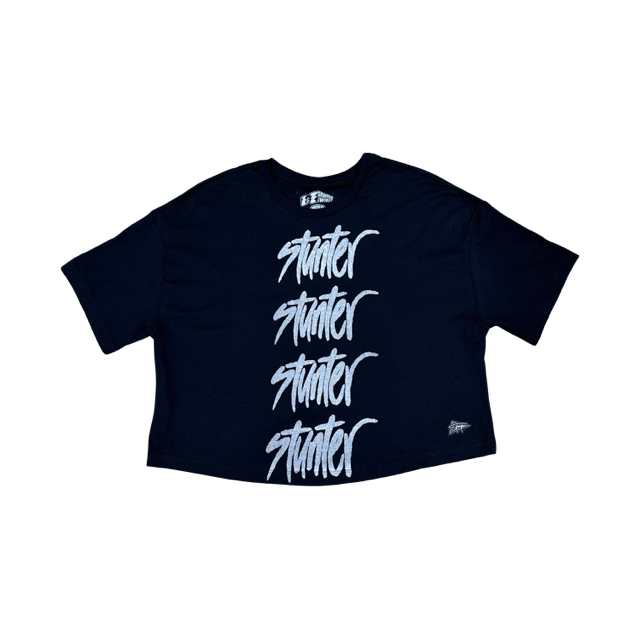 3M PUFF Crop Top T-Shirt (Black)