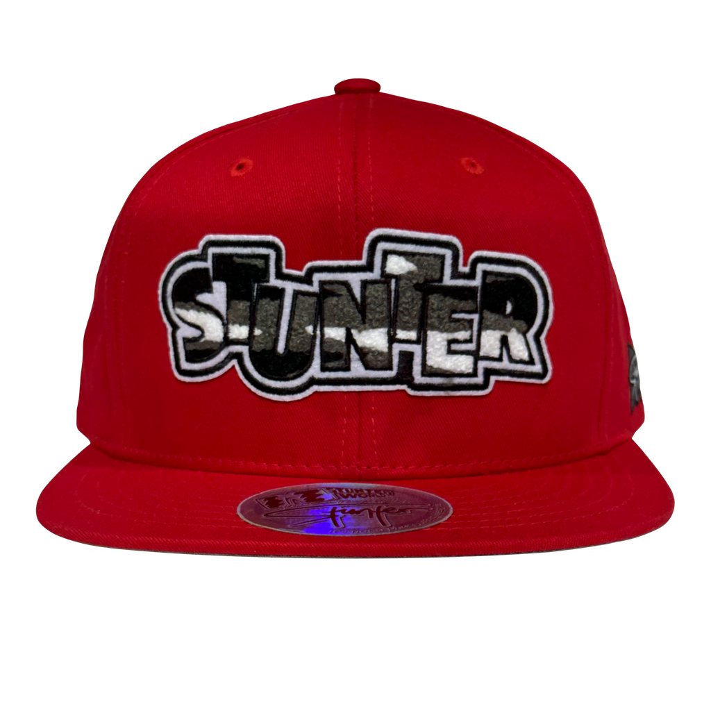 SUNDAY FUNDAY 6 Panel Snapback (Red)